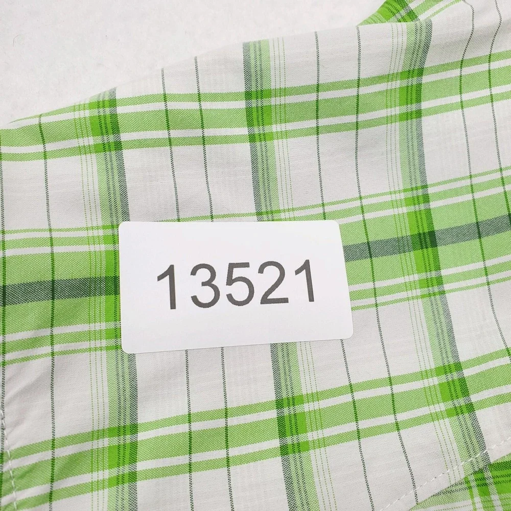 North Face Shirt Mens Small Green White Plaid Vented Outdoor Fishing‎ Tartan